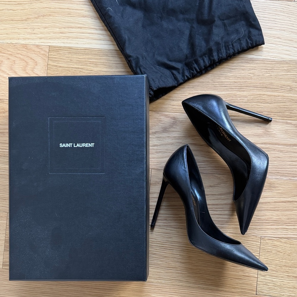 Saint Laurent Zoe Black Heels 6/36